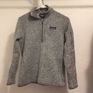 Patagonia pullover speckled grey